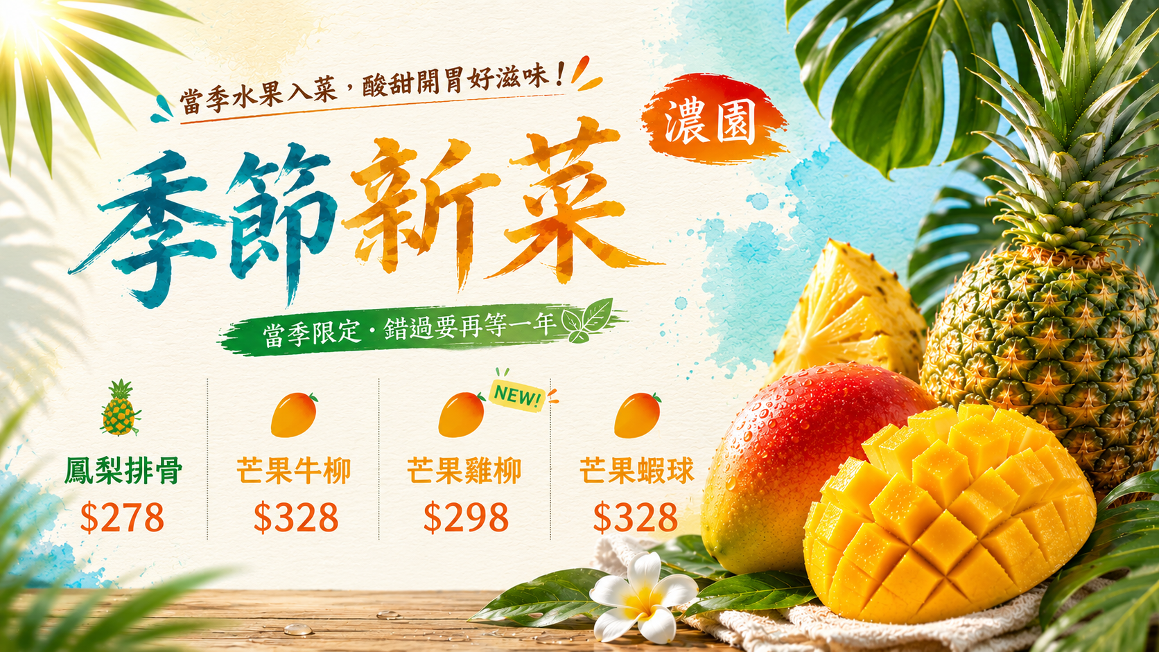 濃園限定季節新菜